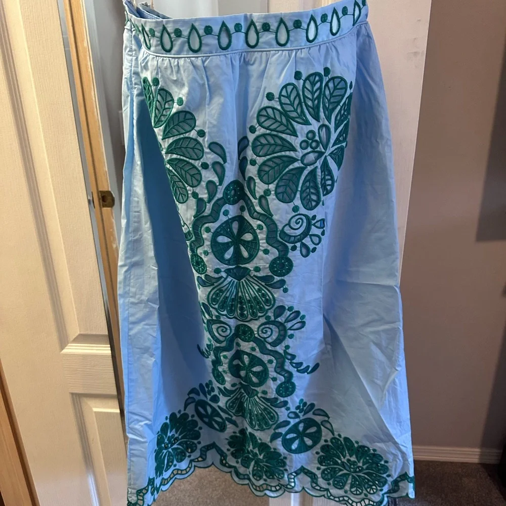 FARM Rio Blue and Green Embroidered Matching Set - Picture 8 of 12